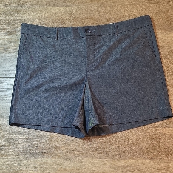 Ann Taylor- Gray 6 Inch Short. Size 16. NWT! - Picture 1 of 6